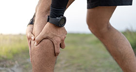 Smerte bakside legg.